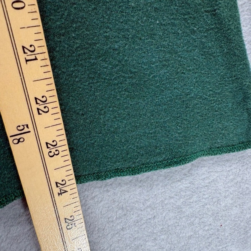 Vintage LL Bean River Drivers Shirt Womens Medium Green Wool Blend Henley - Picture 7 of 8